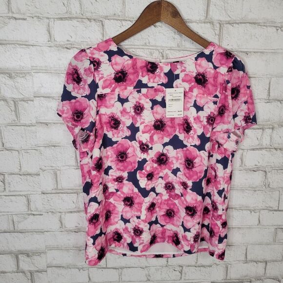 NWT J. Crew Teledo Floral blouse - Picture 2 of 14